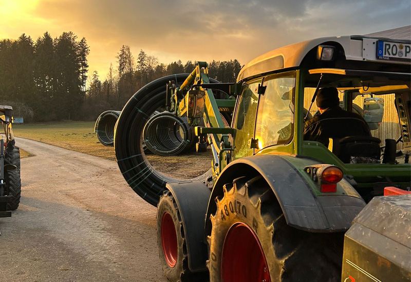 Bioenergie Schoenau, Gemeinde Tuntenhausen, Bauarbeiten Januar 2026