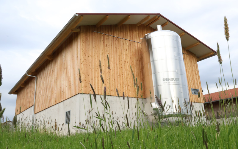 Das Heizhaus der Bioenergie Schönau wurde 2025 erbaut und 2026 fertig gestellt.
